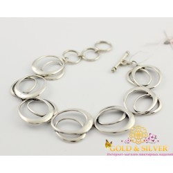 Браслет жіночий срібний "Парадіз" 40207б Gold & Silver, Украина